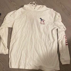 Cuffys Cape Cod lightweight hoodie. Dog logo. XL